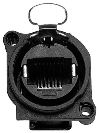 Conector RJ45 a Chasis Horizontal