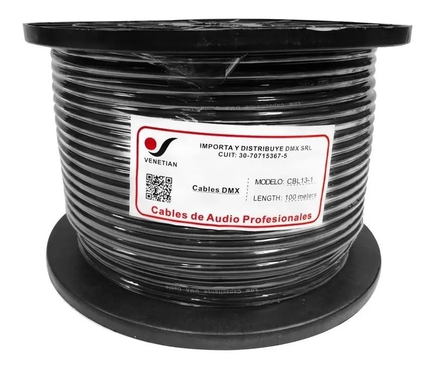 Cable DMX 120 Ω (Bobina)