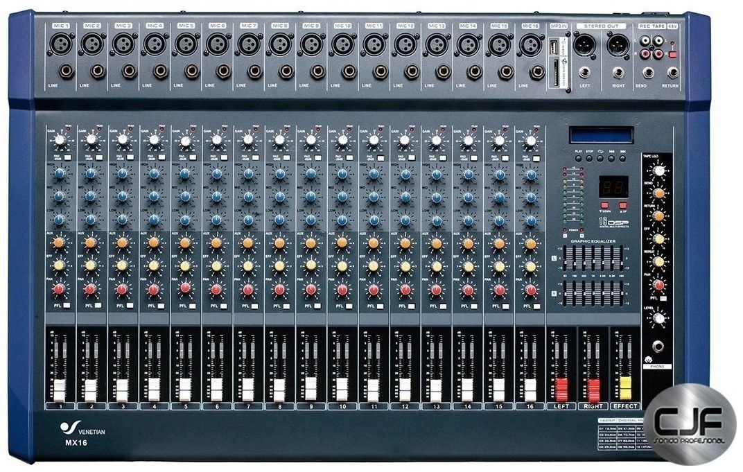 Consola de Mezcla 16 Canales