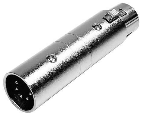 Adaptador XLR Macho 5 Pines a Hembra 3 Pines