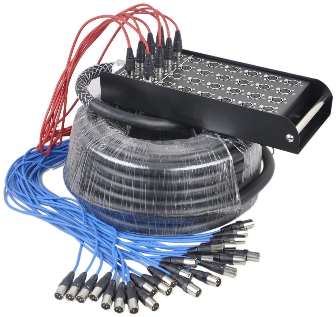 Manguera Multipar XLR 24x8 45m