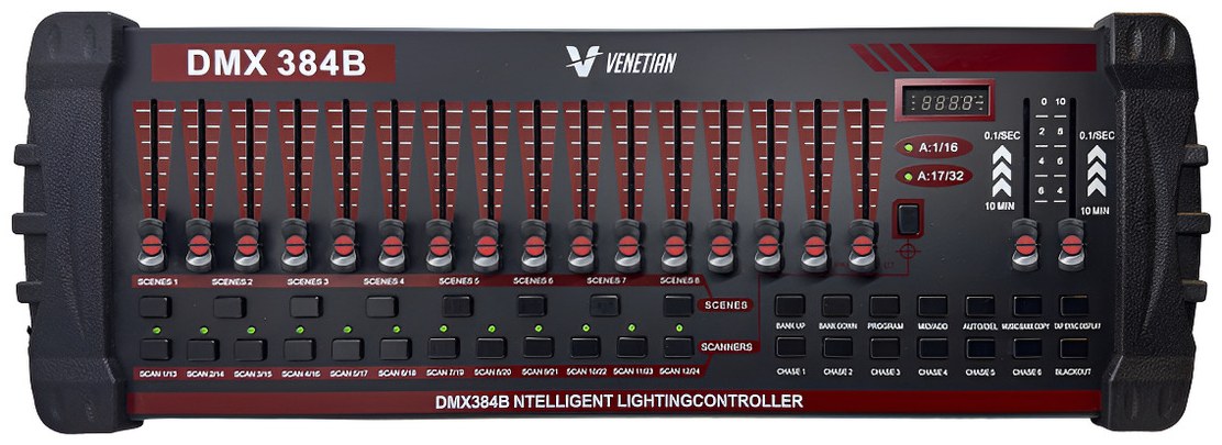 Consola DMX 384 Canales